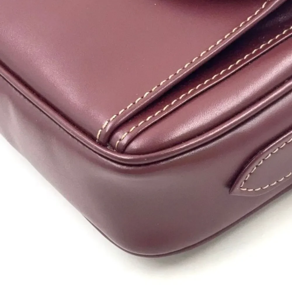 Cartier Pre-Owned Mast Line Leather Shoulder Bag